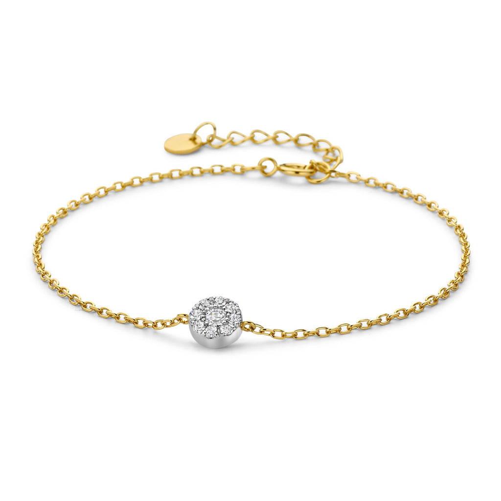 Bracelet plaqué or dame Naiomy N6S58