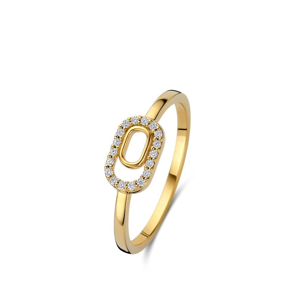 Bague plaqué or dame Naiomy N6S64