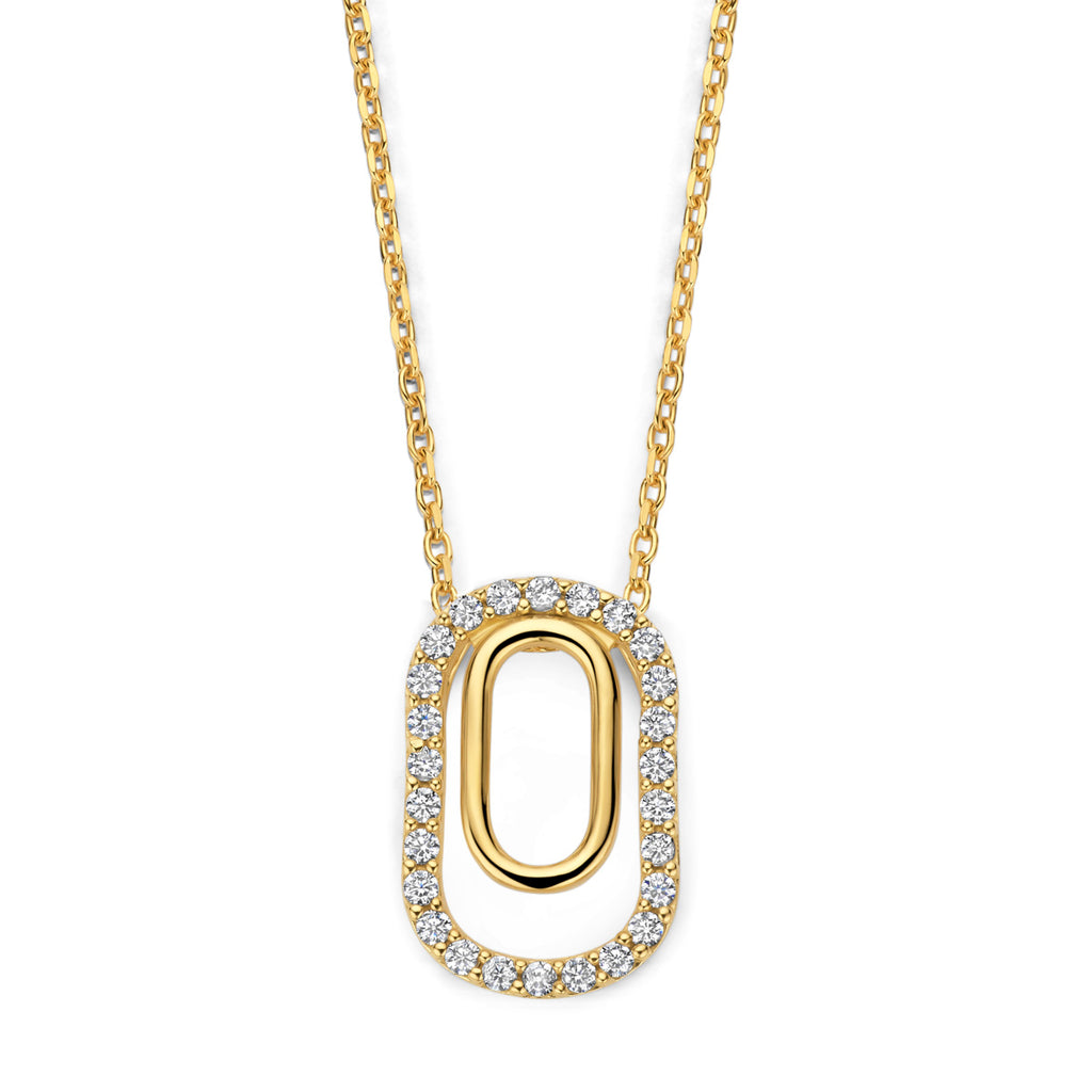 Collier plaqué or dame Naiomy N6S65