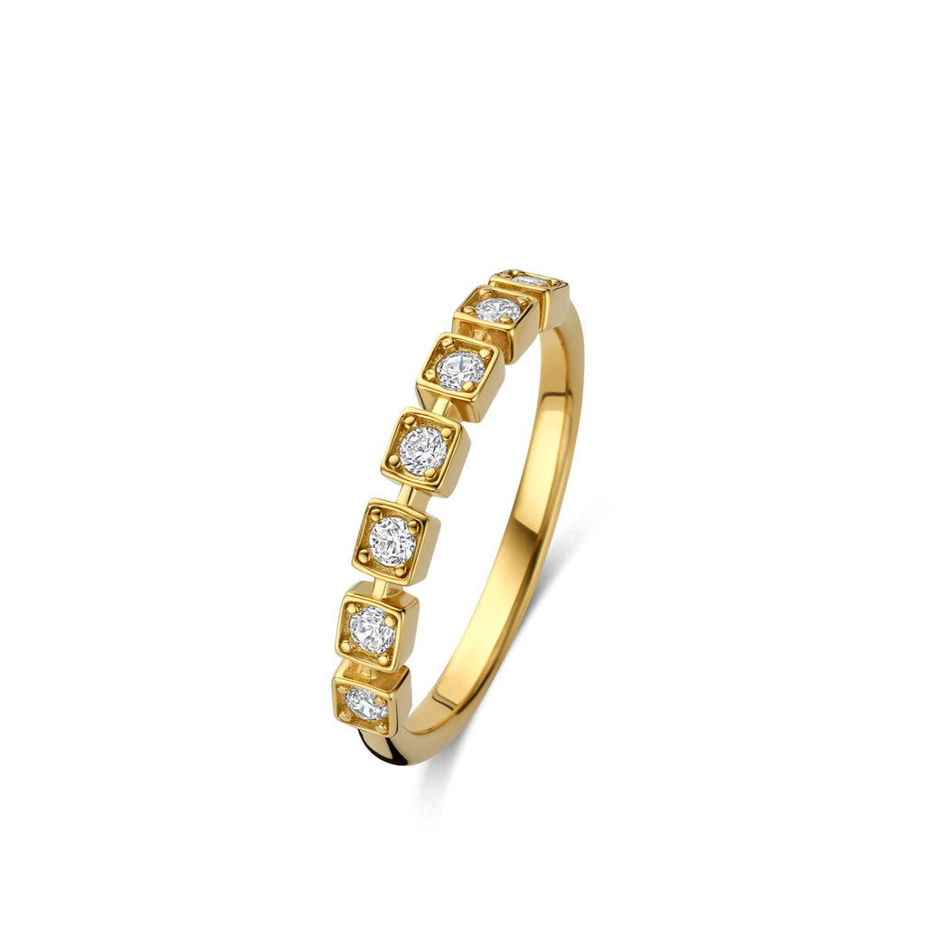 Bague plaqué or dame Naiomy N6S67