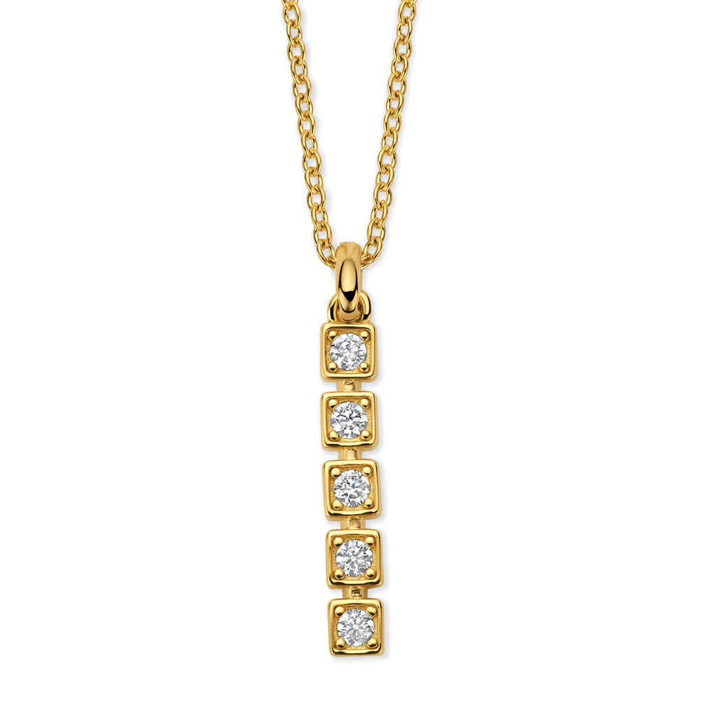 Collier plaqué or dame Naiomy N6S68