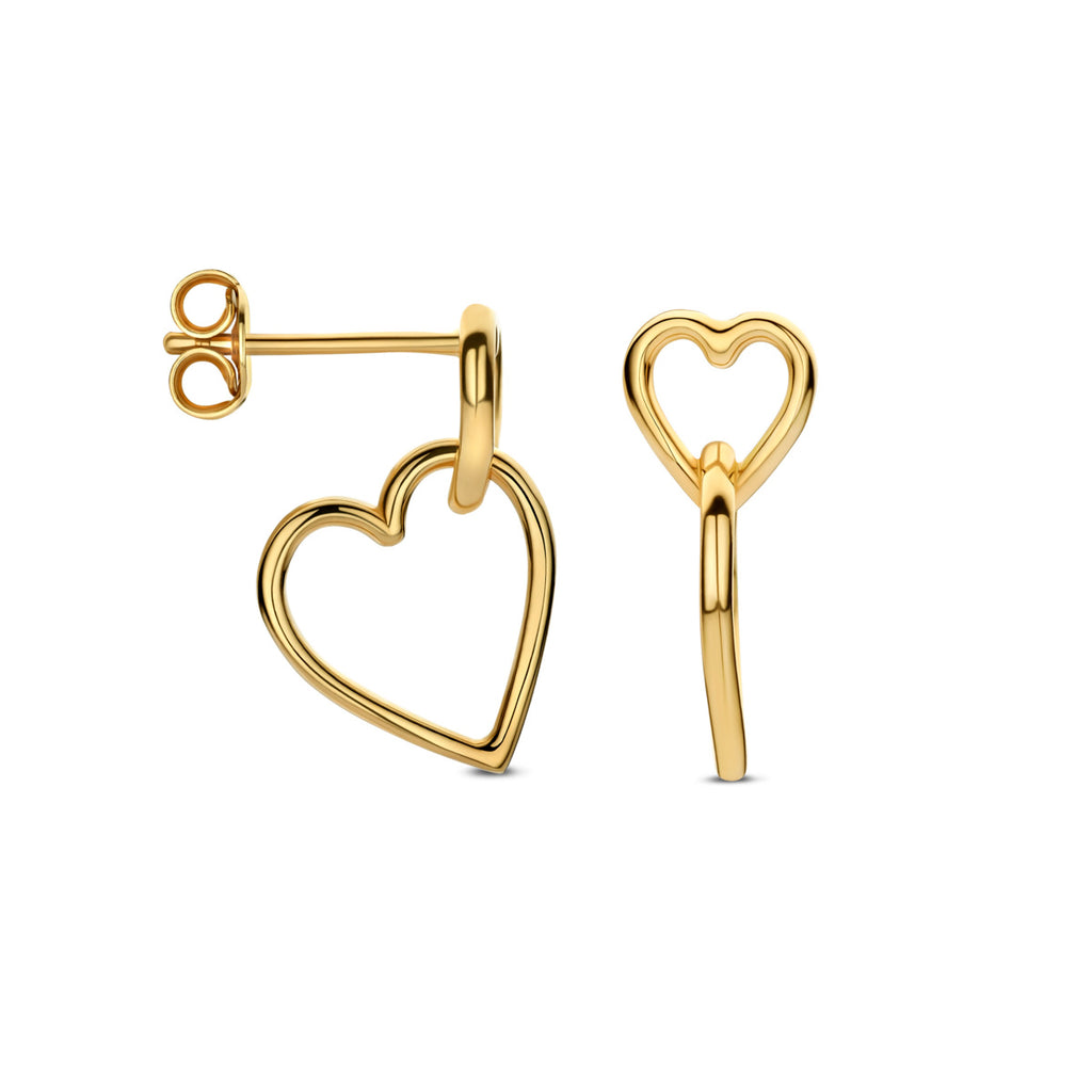 Boucle d'oreilles plaqué or dame Naiomy N6U52