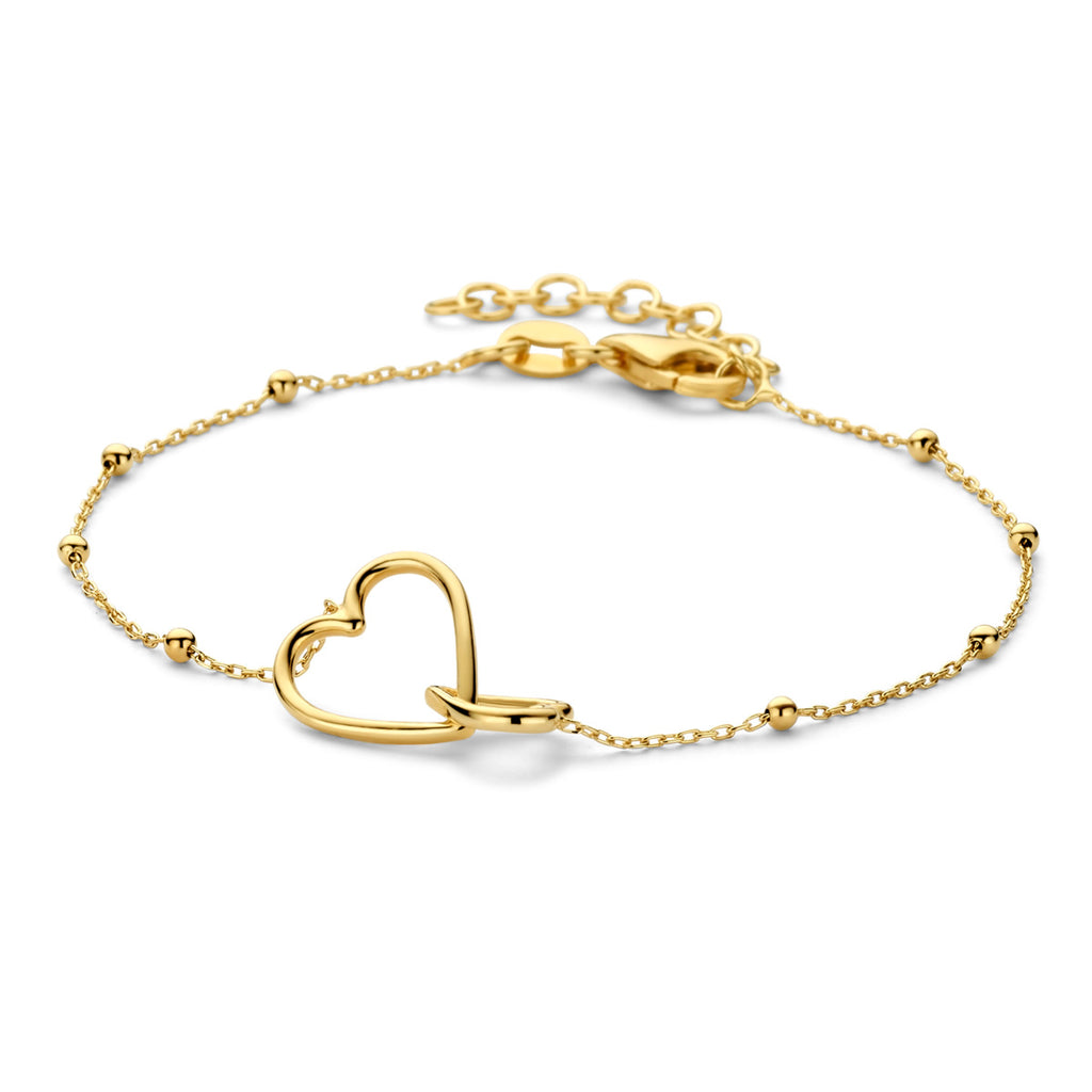 Bracelet plaqué or dame Naiomy N6U53