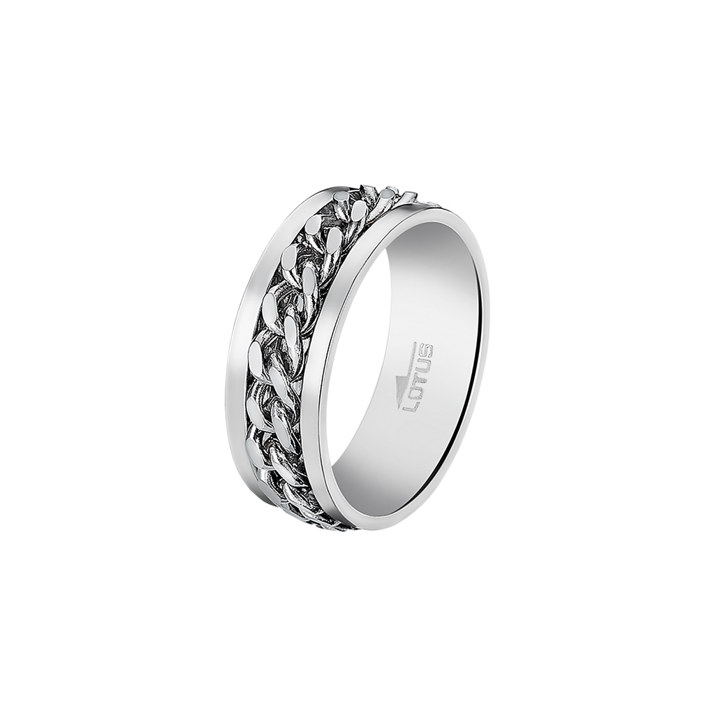Bague acier Lotus Homme LS2394
