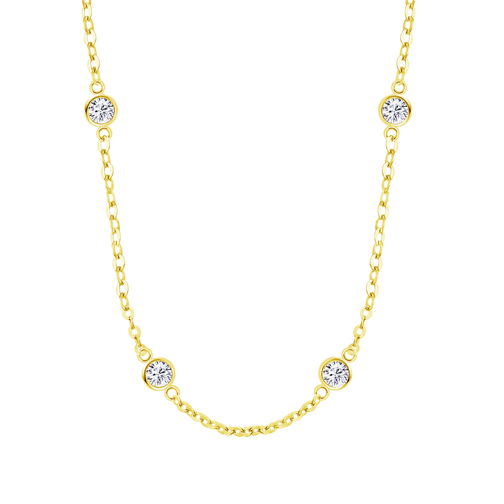 Collier plaqué or Lotus Silver dame LP3451-1/2