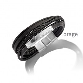 Bracelet acier homme Orage A2511
