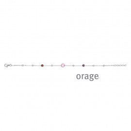 Bracelet argent Orage A3937