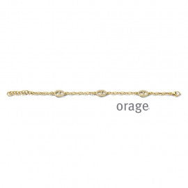 Bracelet  plaqué or Dame Orage A3957