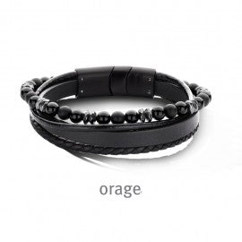 Bracelet acier homme Orage A5415