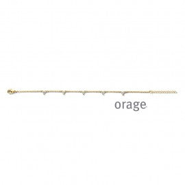 Bracelet plaqué or  Dame Orage A6028