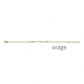 Bracelet plaqué or Orage A6030