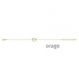 Bracelet plaqué or Orage A6551