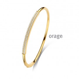 Bracelet plaqué or Dame Orage A6586