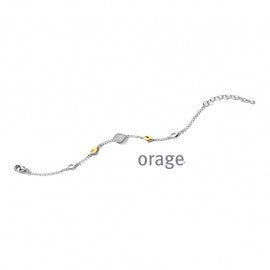 Bracelet bicolore Orage A7109