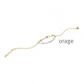 Bracelet plaqué or Orage A7113