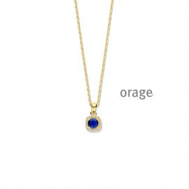 Collier plaqué or  Orage K1245