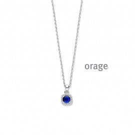Collier argent Orage K1246