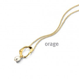 Collier  plaqué or Dame Orage K3544