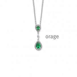 Collier argent Orage K3862
