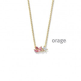 Collier plaqué or Orage K3867