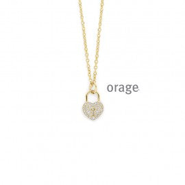 Collier plaqué or Orage K3870