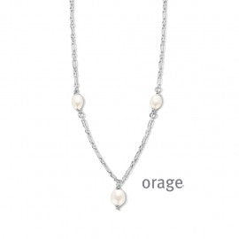 Collier argent Orage K3921