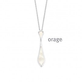 Collier argent Orage K3947