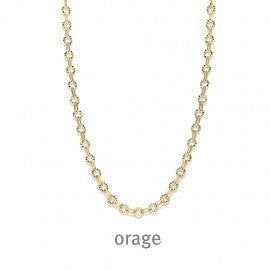 Collier plaqué or Orage K4318