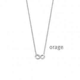 Collier argent Orage K4740