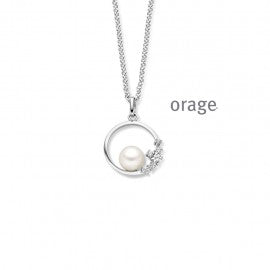 Collier argent Orage K4759