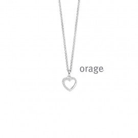 Collier argent Orage K4842