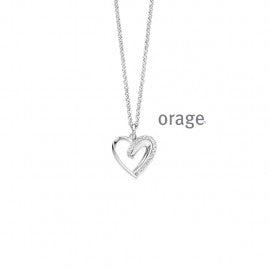 Collier argent Orage K4850