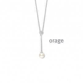 Collier argent Orage K4866