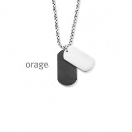 Collier acier Orage K5451