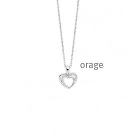 Collier argent Orage K6550