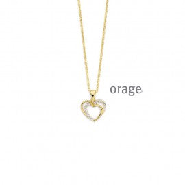 Collier plaqué or Orage K6551