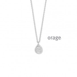 Collier argent Orage K6573