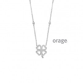 Collier argent Orage K6580