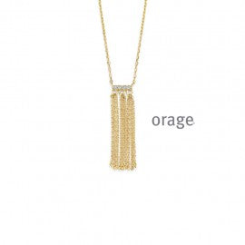 Collier plaqué or Orage K6583