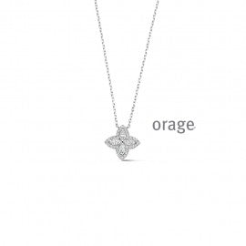 Collier argent dame Orage K6584
