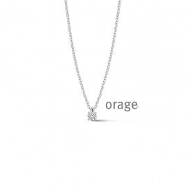 Collier argent dame Orage K6590