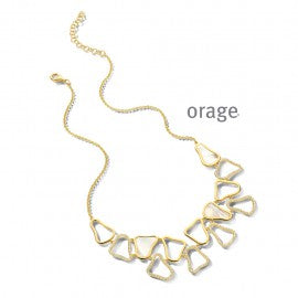 Collier plaqué or Orage K6723