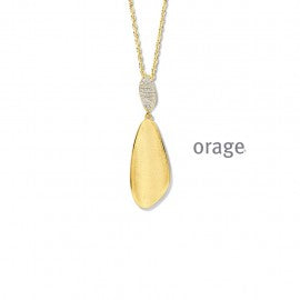 Collier plaqué or  Orage K6724