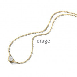 Collier plaqué or Dame Orage K6732