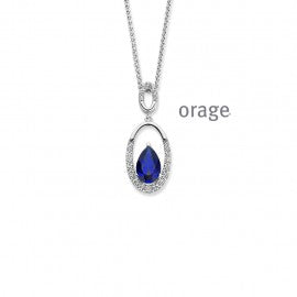 Collier argent Orage K6836