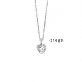 Collier argent Orage K6840