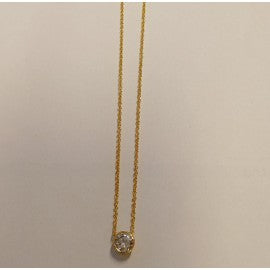 Collier plaqué or dame Orage K6844