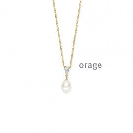 Collier plaqué or Orage K6913