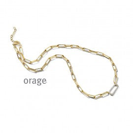 Collier plaqué or Dame Orage K6915