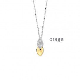 Collier bicolore Orage K7108